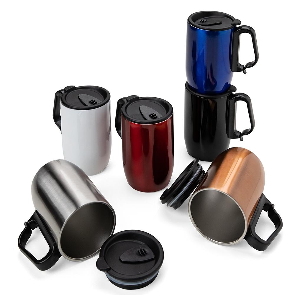 Caneca Inox Parede Dupla 400 ml