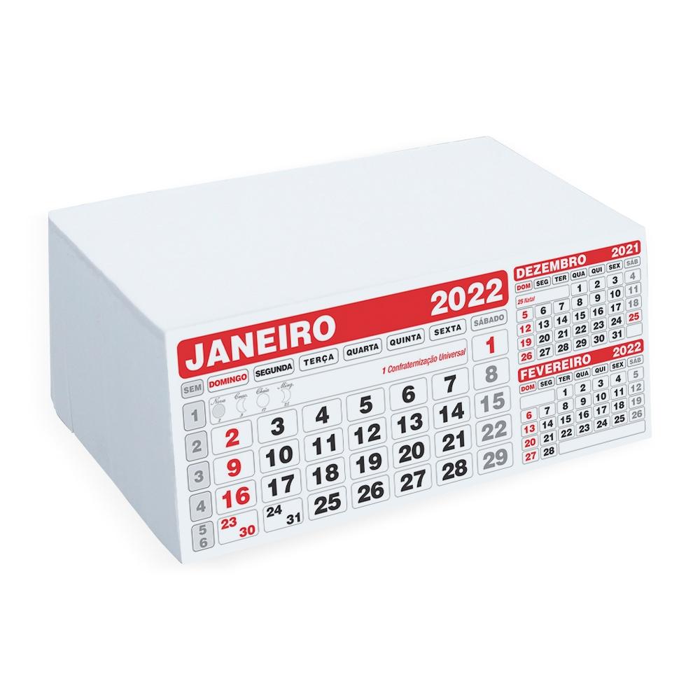 Folhinha Calendário 2022