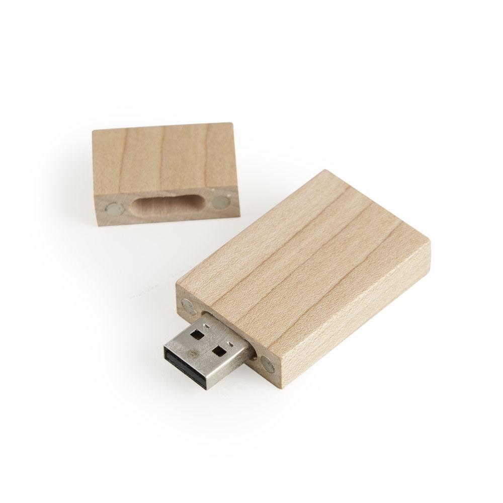 Pen Drive Eco de Madeira 4GB